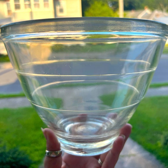 Pyrex Kitchen Vintage Glass Kitchenaid 3 Quart Glass Mixing Bowl 3c